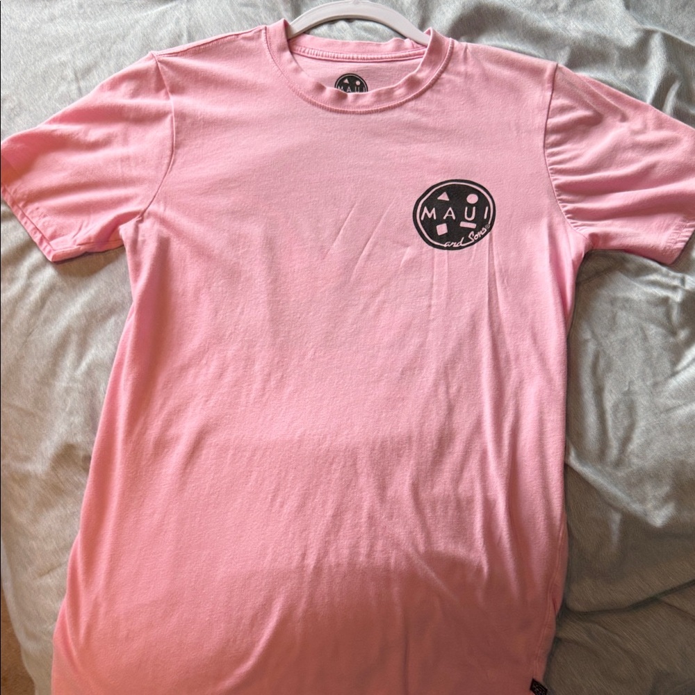 Maui and Sons Pink Short Sleeve Tee